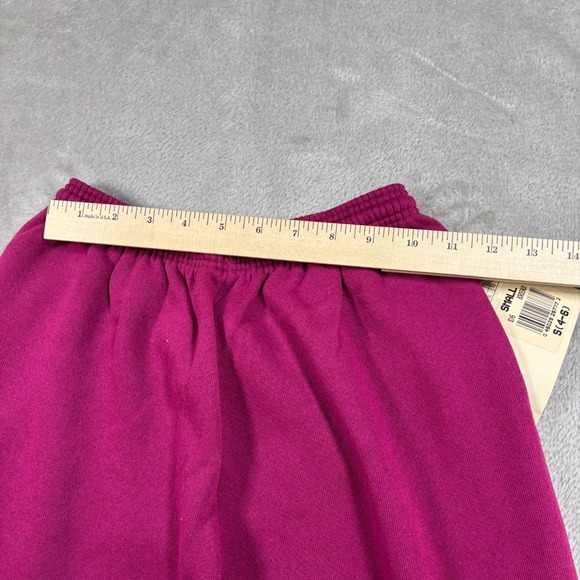 Vintage Hanes Her Way Sweatpants Womens Small Pink Roomy Fit Tapered 90s USA NWT - Picture 9 of 11